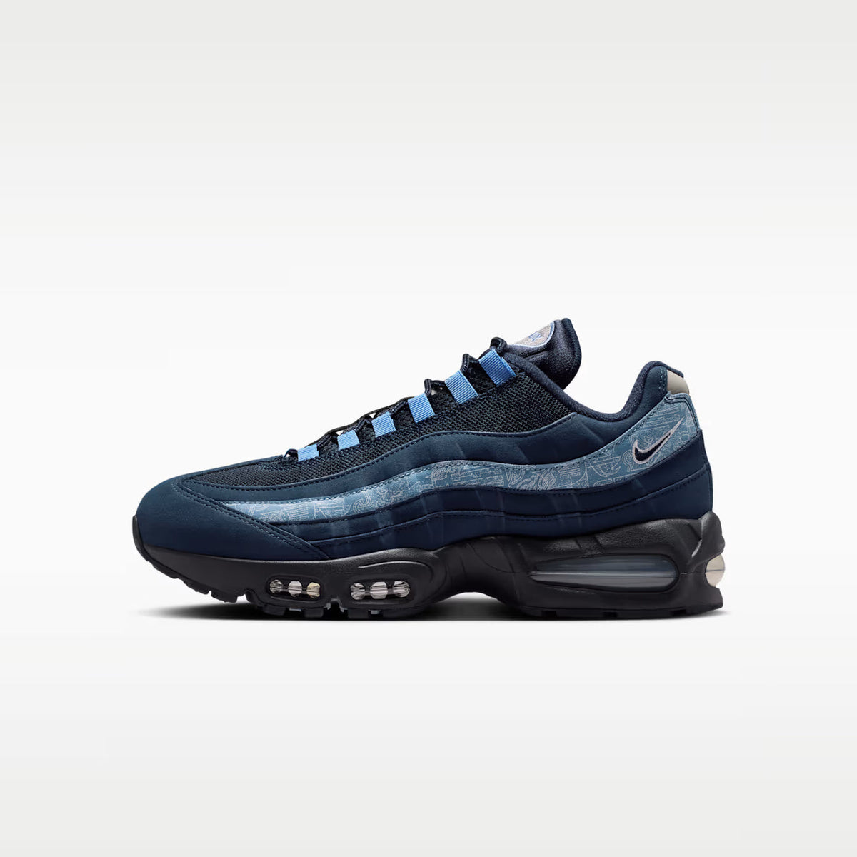 Navy Blue / Light Blue