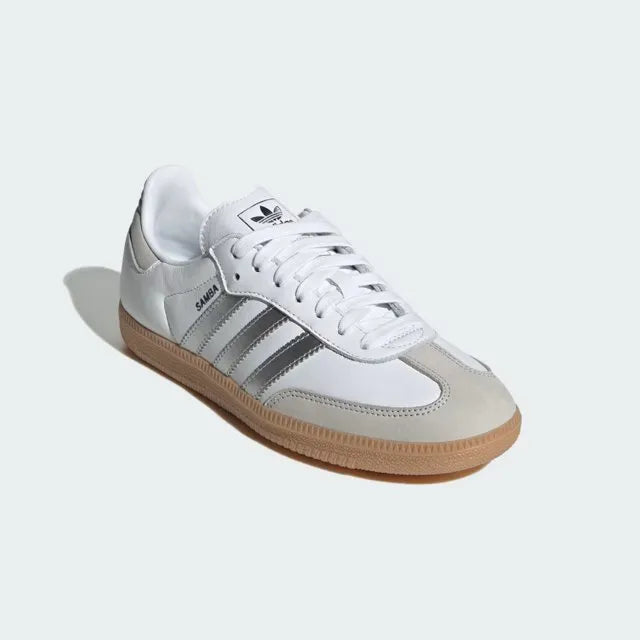 AD Samba OG Women's Cloud White Silver Metallic
