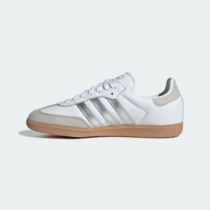 AD Samba OG Women's Cloud White Silver Metallic