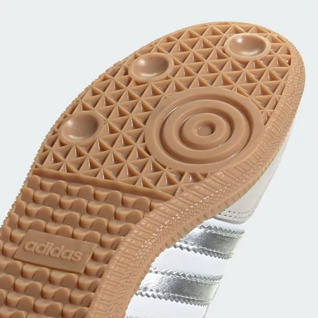 AD Samba OG Women's Cloud White Silver Metallic